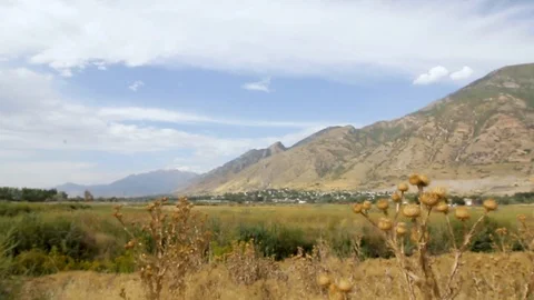 Utah Valley Mountains Stock Footage 105182541