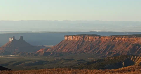 Utah valley panoramic view 4k Stock Footage 154269681