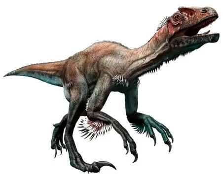 Utahraptor Ilustración de archivo