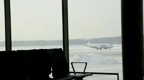 UTair Aviation Stock Footage 60220304