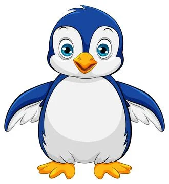 Ute Walking Penguin Stock Illustration