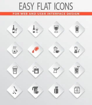 Utensils for the preparation Stock Illustration