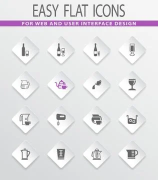 Utensils for the preparation Stock Illustration