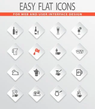 Utensils for the preparation Stock Illustration