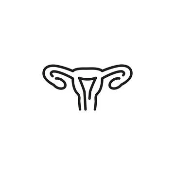 Uterus Icon Stock Illustration
