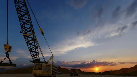 Utilitary vehicles on a construction yard 스톡 동영상 149178672