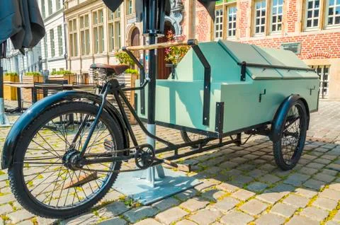 Utility bicycle model for heavy loads Stock Photos