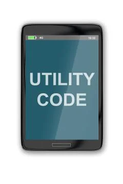 Utility Code concept Illustrazione stock