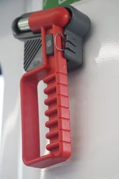 Utility handle attached to a train wall for passenger support Photos