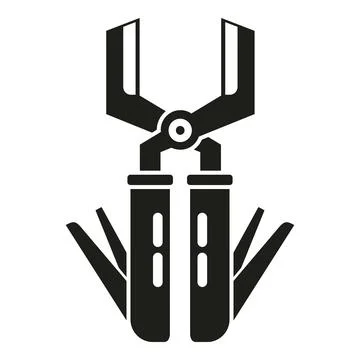 Utility multitool icon simple vector. Camping kit Stock Illustration