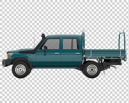 Utility pickup truck Stock Illustration