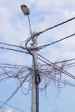 Utility pole Stock Photos