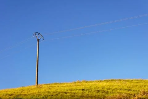Utility poles Stock Photos
