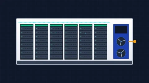 Utility Scale Modular Battery Energy Storage System Internal Architecture S.. Stock Footage 347627402