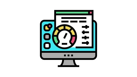 Utility software color icon animation 動画素材 224023957