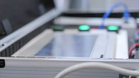 Utilization of Modern HighTech Equipment in a Professional Working Environment Stock Footage 287268185