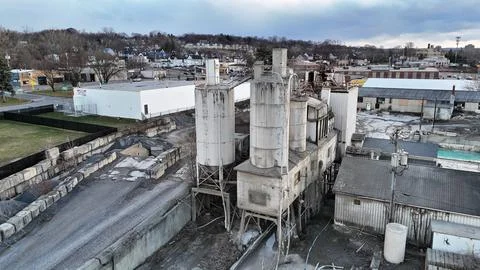 Utilize - Cement Mixing Plant Foto stock
