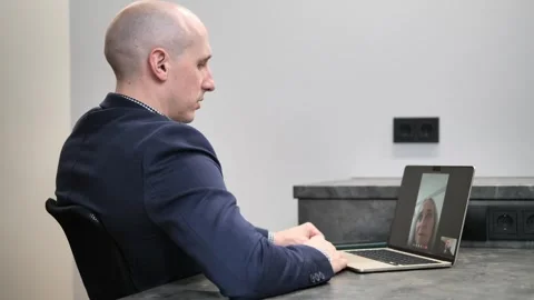 Utilizing technology for efficient communication and collaboration in a modern Stock Footage 295667680