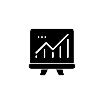 Utilizing a Whiteboard for Effective Presentation Reports Stock Illustration