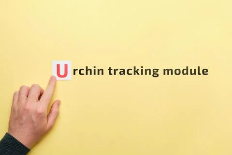 UTM - Urchin Tracking Module. Parameter in the URL for track advertising camp Stock Photos