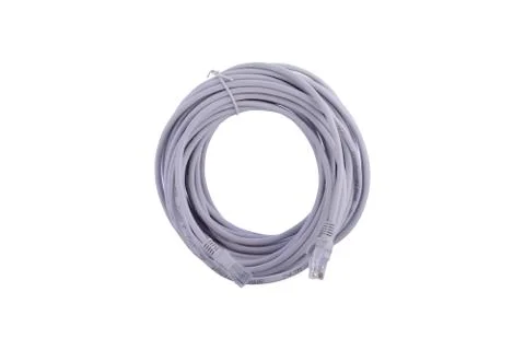 Utp cable for internet connection Stock Photos
