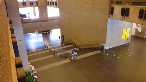 UTS University of Technology Sydney Empty Main Staircase Stock Footage 86879253