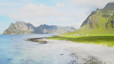Uttakleiv beach Stock Footage 88901388
