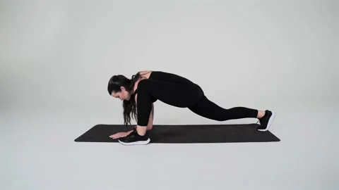 Uttana Pristhasana (Lizard Pose) Stock Footage 314186129