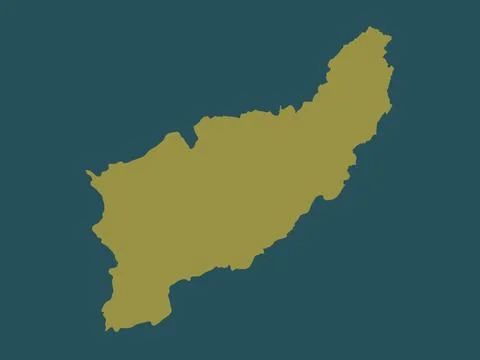 Uttaradit, Thailand. Solid color shape Stock Illustration