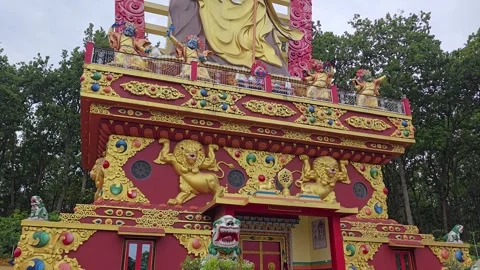 Uttarakhand Hidden Peace: Exploring Buddha Temples Stock Footage 317070628