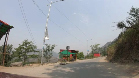 Uttarakhand Mountains Road Vídeo Stock 191399911