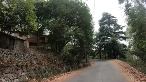 Uttarakhand Mountains Road Vídeo Stock 191403201