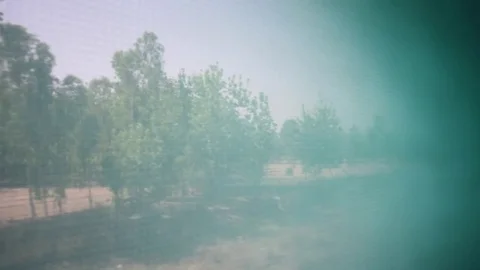 Uttarakhand from train window Stock Footage 77156246