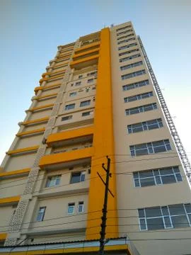 Utter pardesh , india - building , A picture of building in noida 24 august 2020 Fotos de archivo