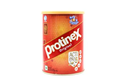 Utter pardesh , india - protein powder , A picture of protein powder in noida Stock Photos