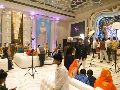 Utter pardesh , india - wedding function , A picture of wedding function in n Foto stock
