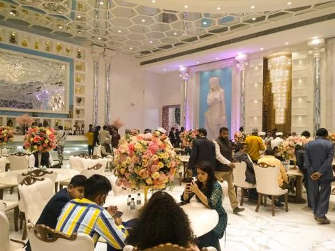 Utter pardesh , india - wedding function , A picture of wedding function in n Foto stock