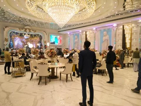 Utter pardesh , india - wedding function , A picture of wedding function in n Foto stock