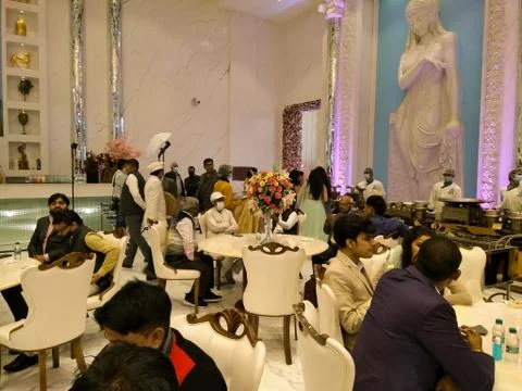 Utter pardesh , india - wedding function , A picture of wedding function in n Foto stock