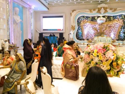 Utter pardesh , india - wedding function , A picture of wedding function in n Foto stock