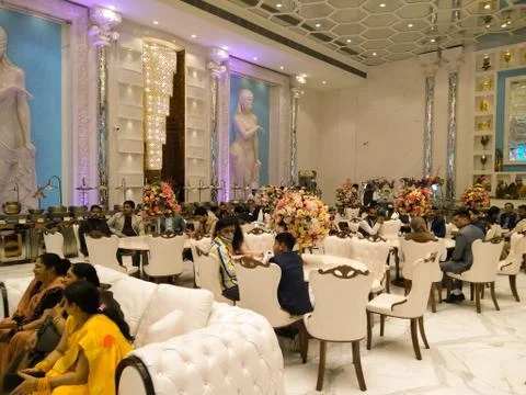 Utter pardesh , india - wedding function , A picture of wedding function in n Foto stock