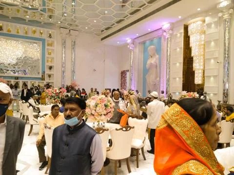 Utter pardesh , india - wedding function , A picture of wedding function in n Foto stock