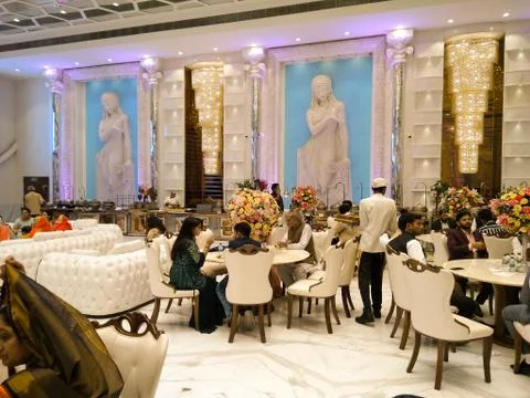 Utter pardesh , india - wedding function , A picture of wedding function in n Foto stock