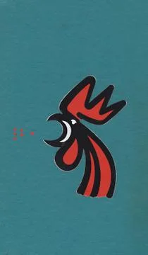 Utterance of sacred rooster Stock-Fotos