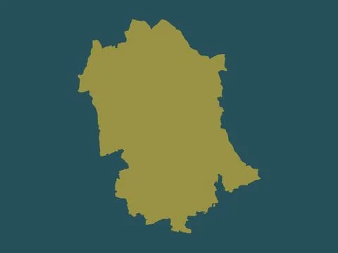Uttlesford, England - Great Britain. Solid color shape Illustrazione stock