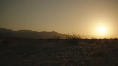 UTV crossing in slow motion in the desert Stock Footage 121483219