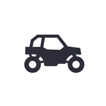 UTV icon, buggy car vector Stock Illustration