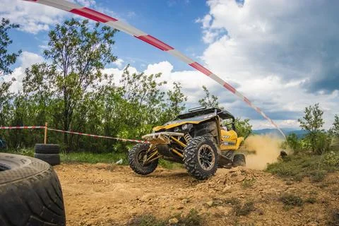 UTV race Foto stock