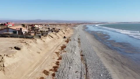 UTV Off Roading along Baja Coastline Stock Footage 166662028