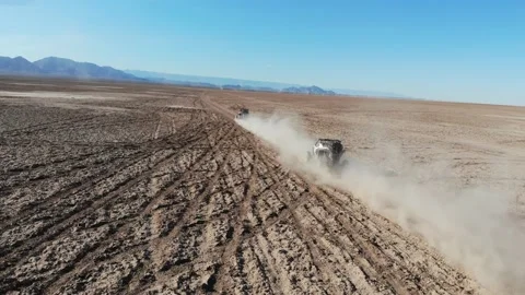 UTV Off Roading through Baja Desert Vídeos de archivo 166662357